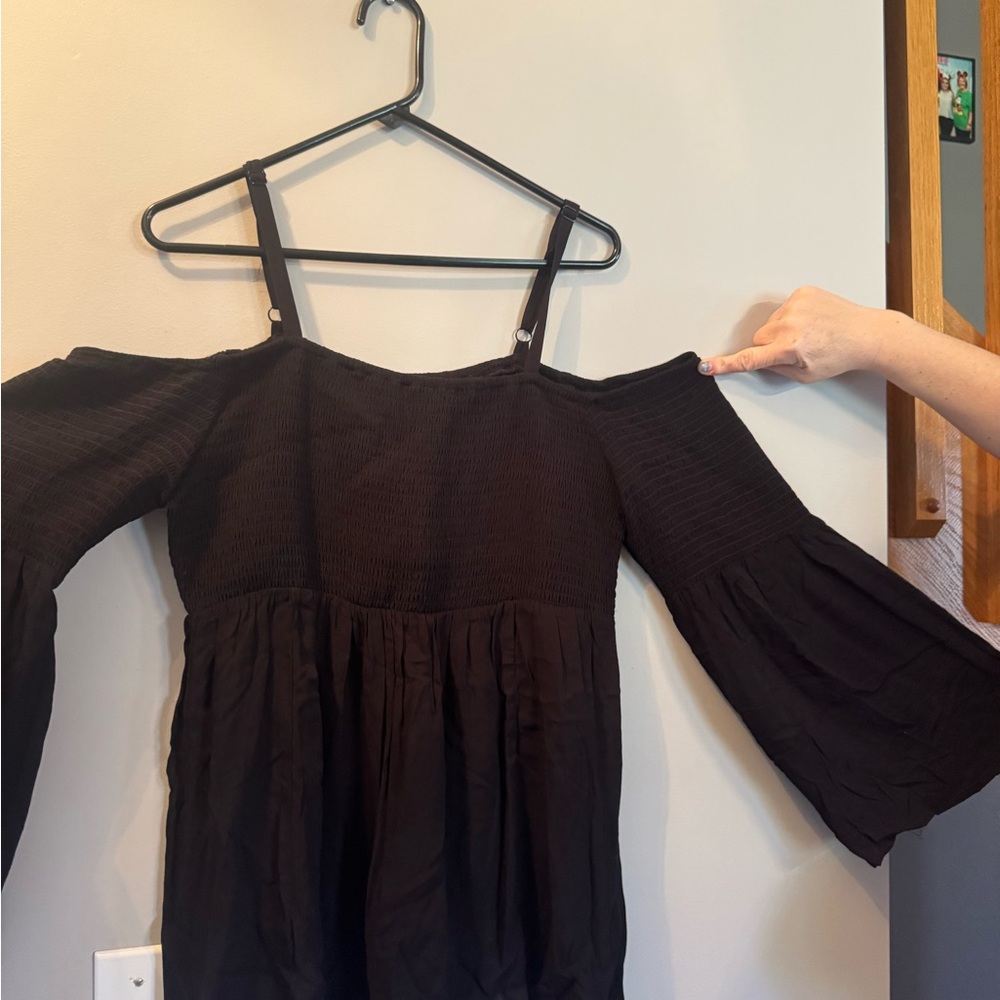 Torrid Black Off-Shoulder Blouse